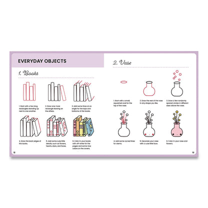 Quarto 101 Super Cute Things to Draw Book, Written by Lauren Bergstrom, Paperback, All Ages, 112 Pages (HBG978076037501)