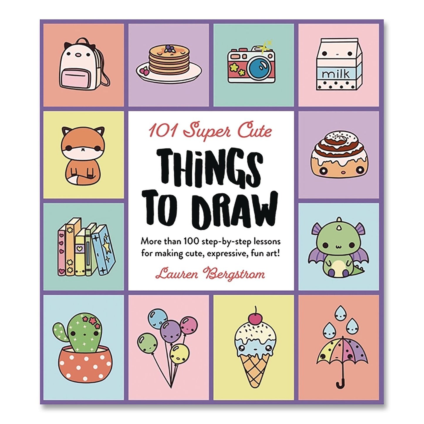 Quarto 101 Super Cute Things to Draw Book, Written by Lauren Bergstrom, Paperback, All Ages, 112 Pages (HBG978076037501)
