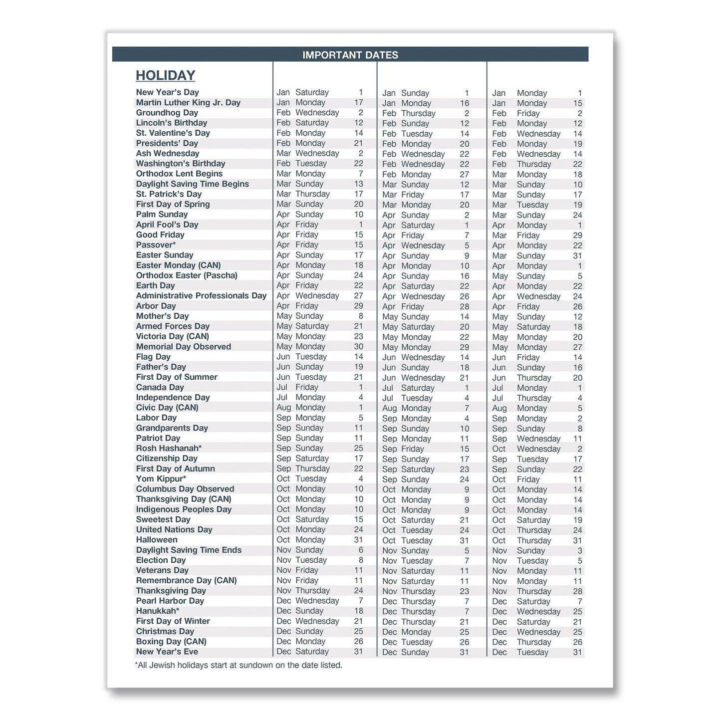 House of Doolittle™ Recycled Academic Monthly Appointment Planner, 11 x 8.5, Charcoal Gray Cover, 14-Month: July 2025 to Aug 2026 (HOD22650326)