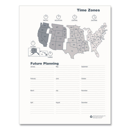 House of Doolittle™ Recycled Academic Monthly Appointment Planner, 11 x 8.5, Charcoal Gray Cover, 14-Month: July 2025 to Aug 2026 (HOD22650326)