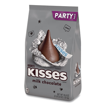 Hershey®'s KISSES Milk Chocolate Candy, Party Pack, 35.8 oz Bag (HRSHEC13480)