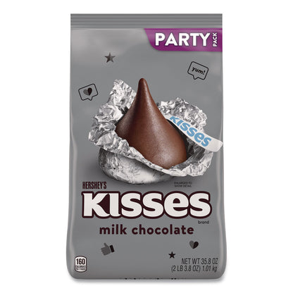 Hershey®'s KISSES Milk Chocolate Candy, Party Pack, 35.8 oz Bag (HRSHEC13480)