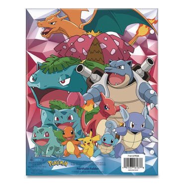 Innovative Designs Licensed Two-Pocket Folder, Pokeman, Side: 3-Hole Punched, Accommodates (50) 11 x 8.5 Sheets, Multicolor (IDI716137POKSA)