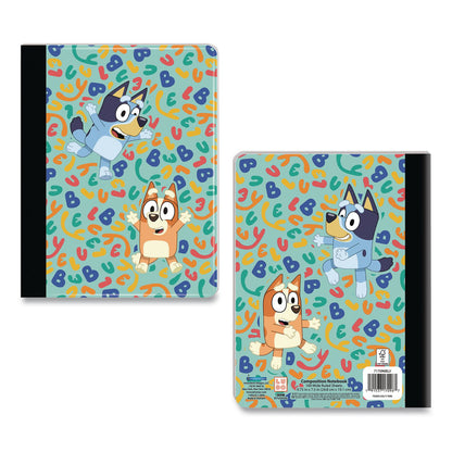 Innovative Designs Licensed Composition Book, Bluey and Bingo, Wide/Legal Rule, Multicolor Cover, (100) 9.75 x 7.5 Sheets (IDI717096BLUSA)