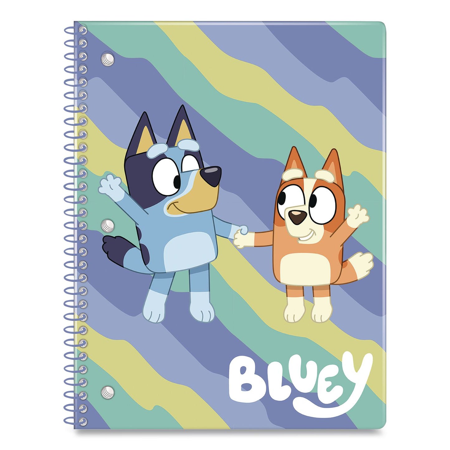 Innovative Designs Licensed Spiral Notebook, Bluey and Bingo, 1-Subject, Wide/Legal Rule, Multicolor Cover, (70) 10.5 x 8 Sheets (IDI717158BLUSA)