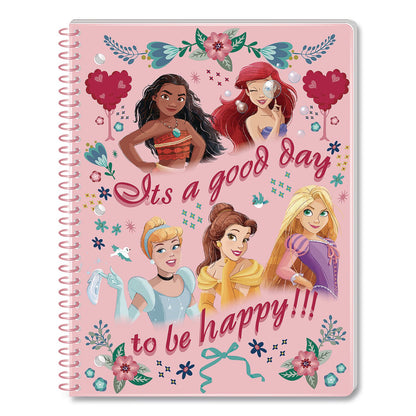 Innovative Designs Licensed Spiral Notebook, Disney Princesses, 1-Subject, Wide/Legal Rule, Multicolor Cover, (70) 10.5 x 8 Sheets (IDI717328PRSA)