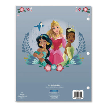 Innovative Designs Licensed Two-Pocket Folder, Disney Princesses, Side: 3-Hole Punched, Accommodates (50) 11 x 8.5 Sheets, Multicolor (IDI718358PRSA)