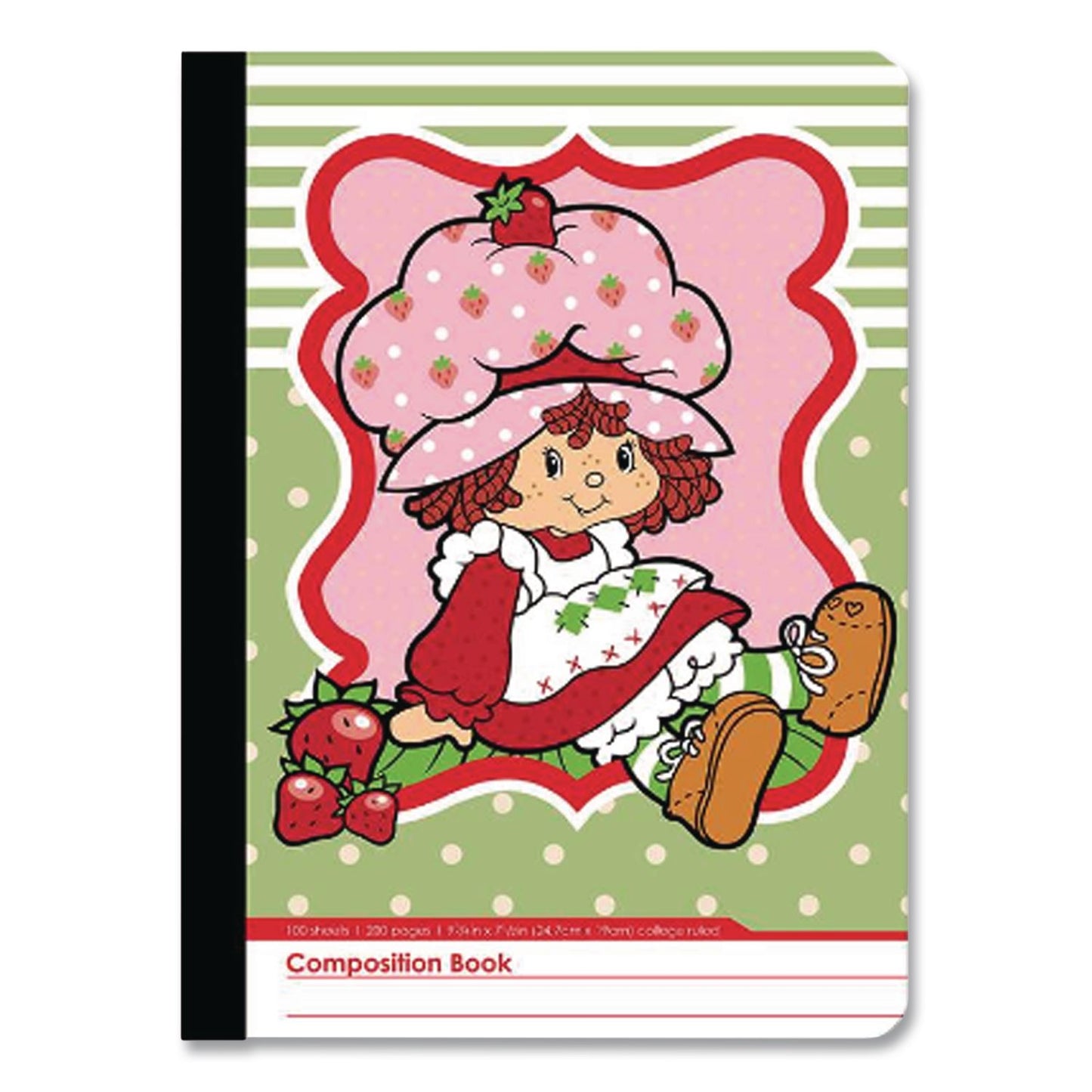 Inkology® Licensed Composition Book, Randomly Assorted Strawberry Shortcake Cover Designs, Medium/College Rule, (100) 9.75 x 7.5 Sheets (INK4679612PDQ)