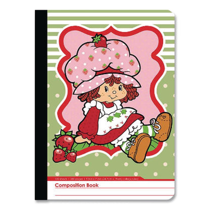 Inkology® Licensed Composition Book, Randomly Assorted Strawberry Shortcake Cover Designs, Medium/College Rule, (100) 9.75 x 7.5 Sheets (INK4679612PDQ)