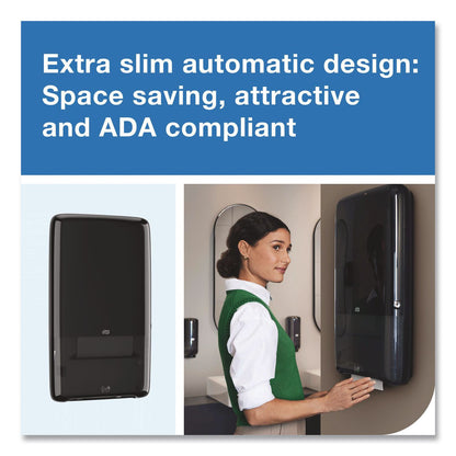Tork® PeakServe Automatic Continuous Paper Hand Towel Dispenser, 14.47 x 4.04 x 25.15, Black (TRK552548)