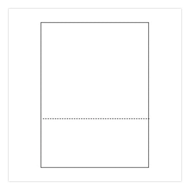 Alliance Perforated Laser Cut Sheets, 92 Bright, Micro-Perforated 3.67" from Bottom, 20 lb Bond Weight, 8.5 x 11, White, 500/Ream (IPS30040)