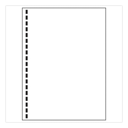 Alliance Punched Laser Cut Sheets, 92 Bright, Side: 19-Hole, 20 lb Bond Weight, 8.5 x 11, White, 500 Sheets/Ream, 5 Reams/Carton (IPS30771)