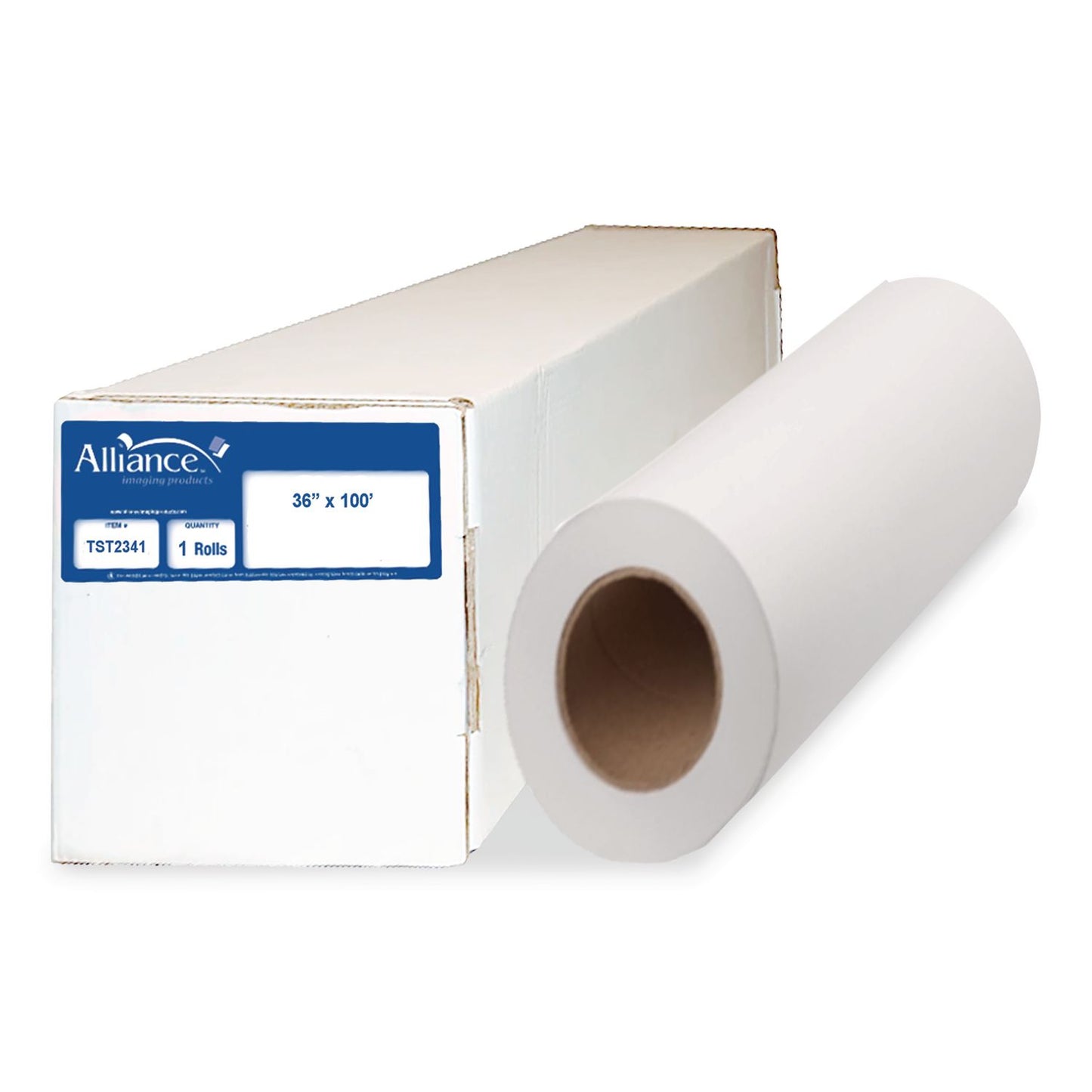 TST/Impreso, Inc. Professional Photo Paper Roll, 8 mil, 36" x 100 ft, Glossy White (IPSTST2341)
