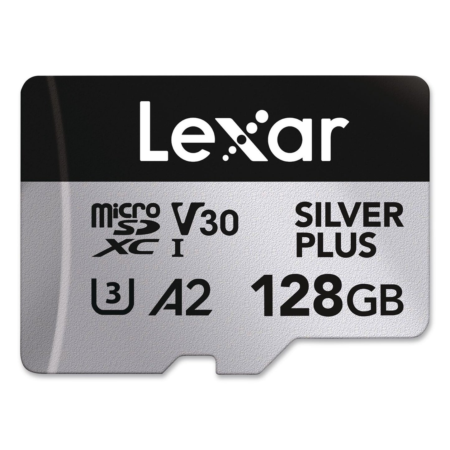 Lexar™ Professional SILVER Series SDXC Memory Card, 205MB/s Read Speeds and 150MB/s Write Speeds, UHS-I V30 U1 Class 10, 128 GB (LXRLSDSIPL128GB)