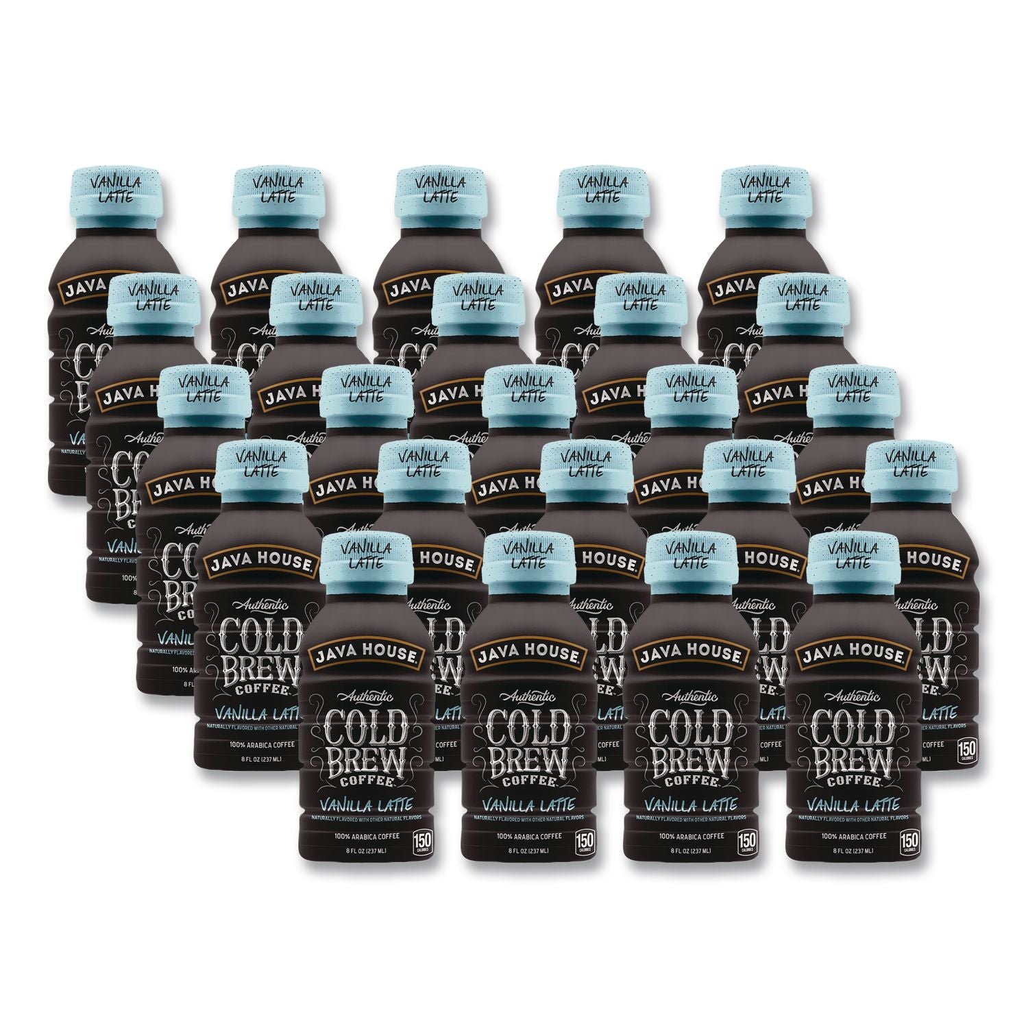 Java Carton Java House® Cold Brew Coffee, Vanilla Latte, 8 oz Bottle, 24/Carton (J ...
