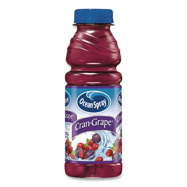 Ocean Spray® Cran-Grape Juice, 15.2 oz Bottle, 12/Carton (OCS24343656)