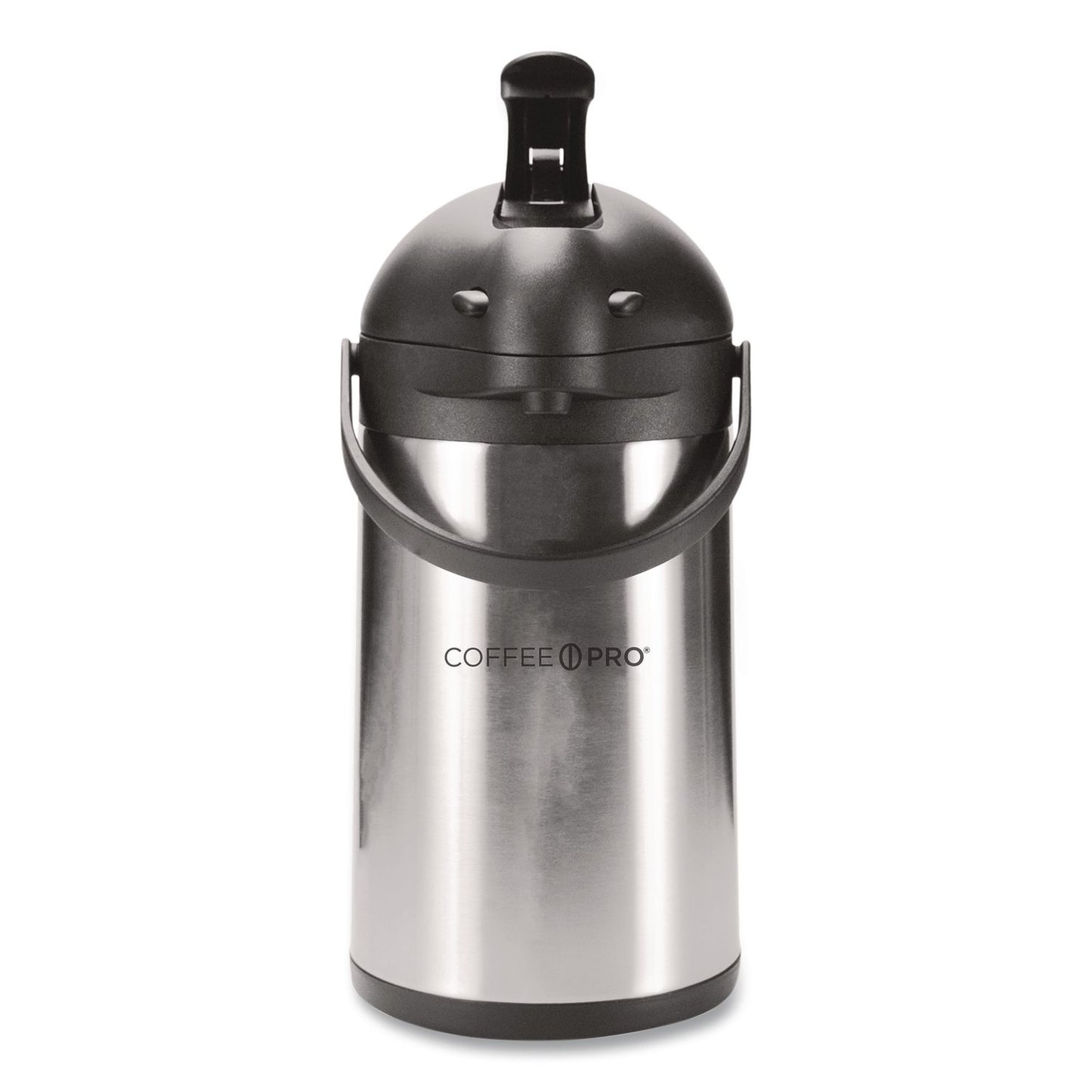 Coffee Pro Stainless Steel Airpot, 192 oz, Silver/Black (OGFCPAP35)