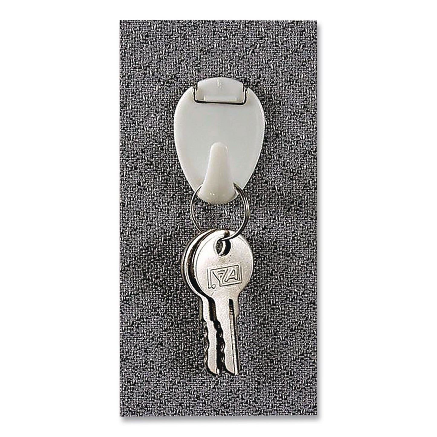 Officemate Cubicle Hooks, White, 5/Pack (OIC509803)