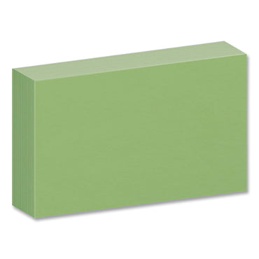 Oxford® Index Cards, 3 x 5, Green, 100/Pack (OXF7320GRE)
