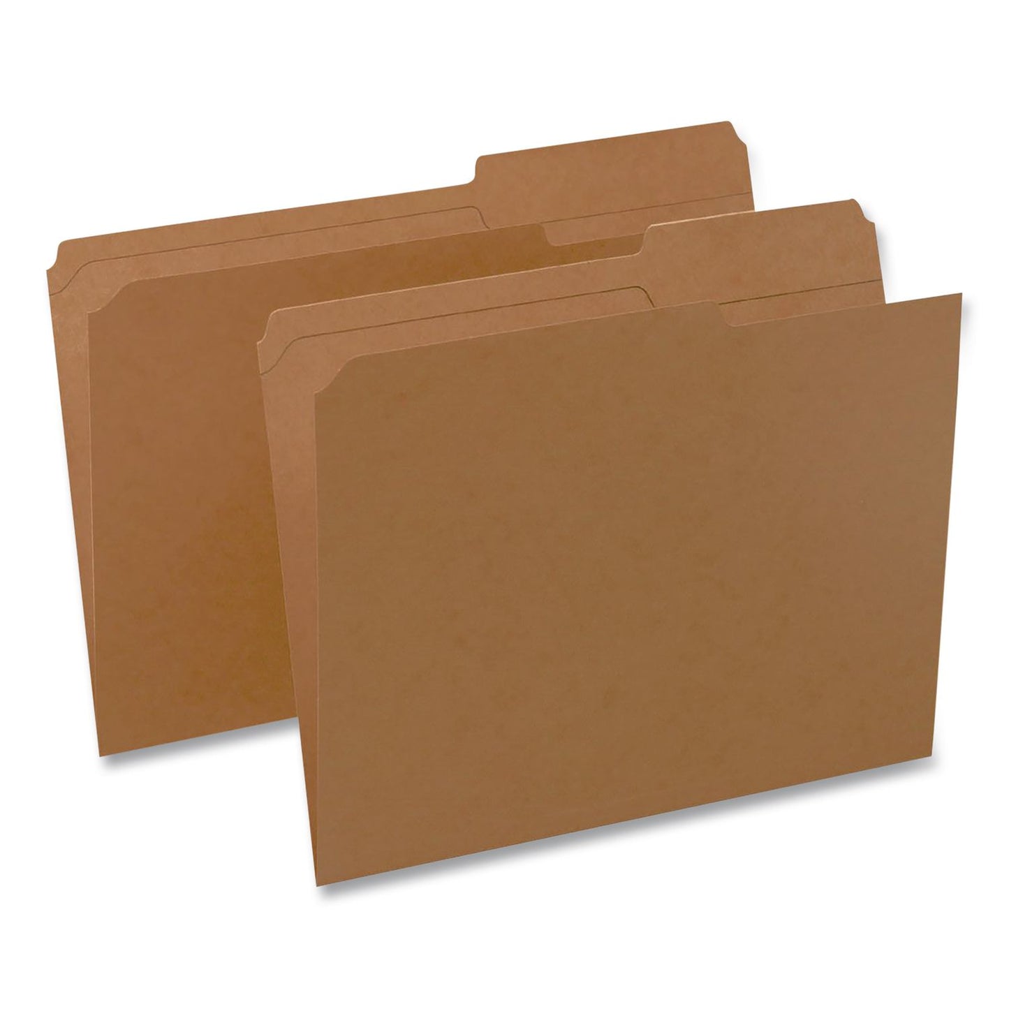 Pendaflex® Reinforced Top-Tab File Folders, 2/5-Cut Tabs, Letter, Brown Kraft, 100/Box (PFXRK15225RE)
