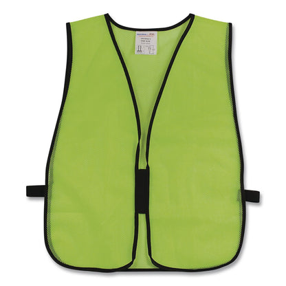 PIP Hook and Loop Safety Vest, One Size Fits Most, Lime (PID3000800LY)