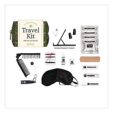 Pinch Provisions™ Travel Comfort Set, 18 Pieces, Green (PNVRAVEL1PUFGRN)