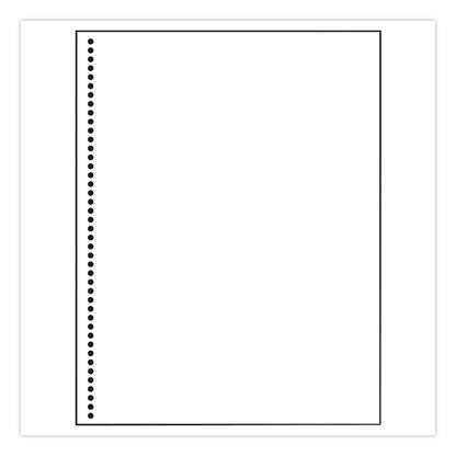 PrintWorks® Professional Punched Paper, 92 Bright, Side: 44-Hole (4:1 Spiral), 20 lb Bond Weight, 8.5 x 11, White, 500/Ream, 5 Reams/Carton (PRB04145P)