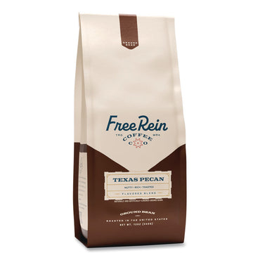 Free Rein Free Rein Ground Coffee, Texas Pecan, 12 oz Bag (RENFRE36366)