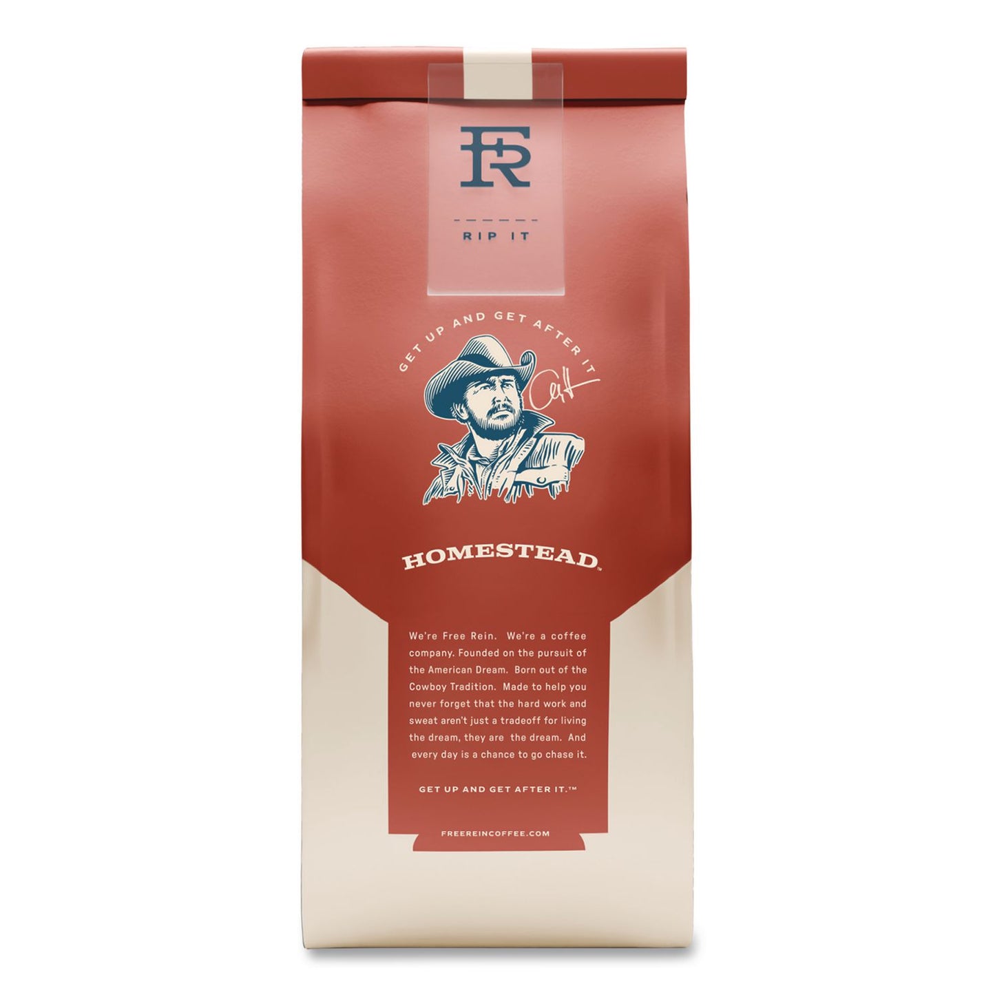 Free Rein Whole Bean Coffee, Homestead, 12 oz Bag (RENFRE36401)
