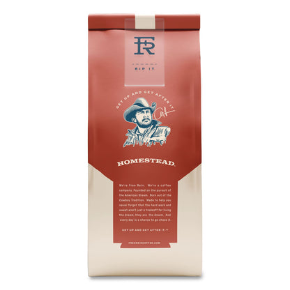 Free Rein Whole Bean Coffee, Homestead, 12 oz Bag (RENFRE36401)
