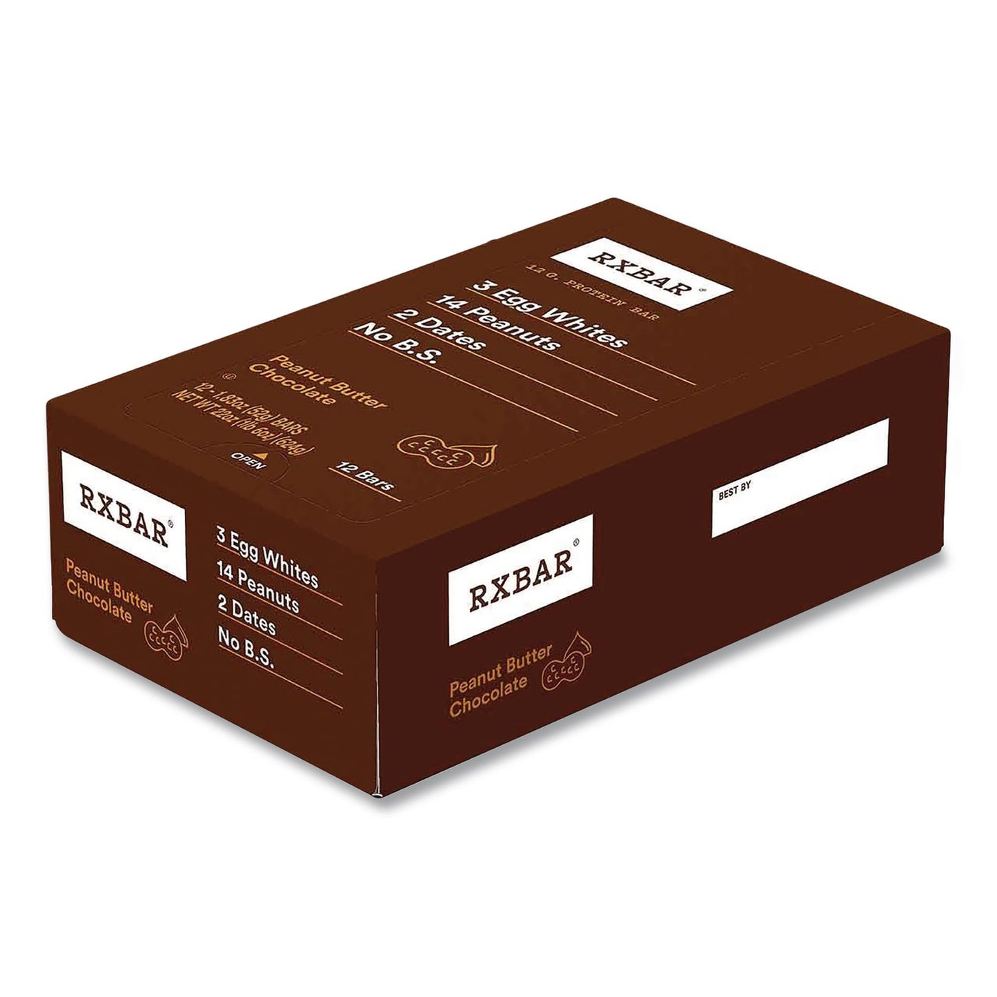 RXBAR® Peanut Butter Chocolate Protein Bars, 1.83 oz Individually Wrapped, 12/Box (RXBCGO00471)