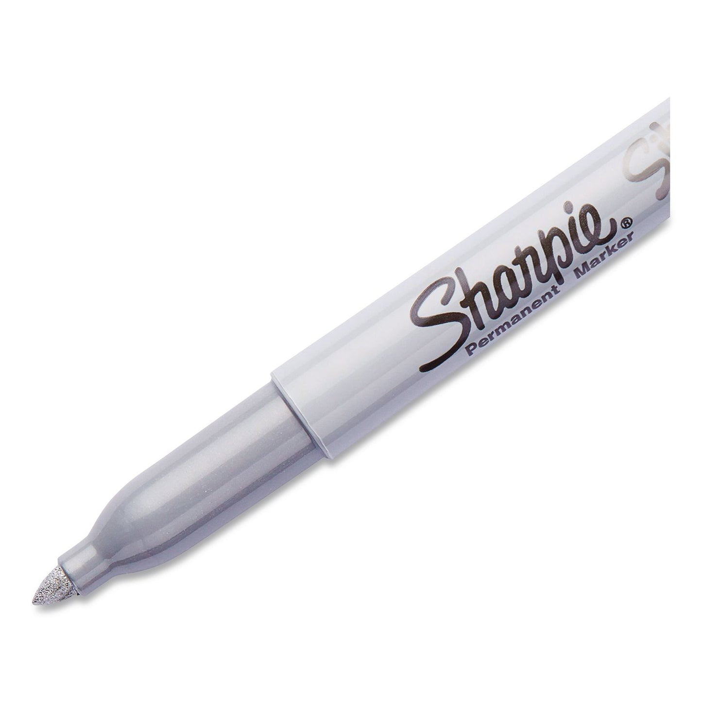 Sharpie® Metallic Fine Point Permanent Markers, Fine Bullet Tip, Metallic Silver, 48/Carton (SAN39109PPCT)