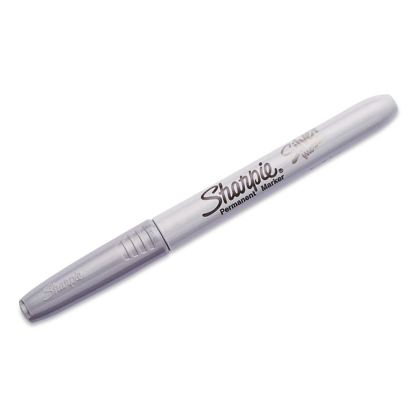 Sharpie® Metallic Fine Point Permanent Markers, Fine Bullet Tip, Metallic Silver, 48/Carton (SAN39109PPCT)