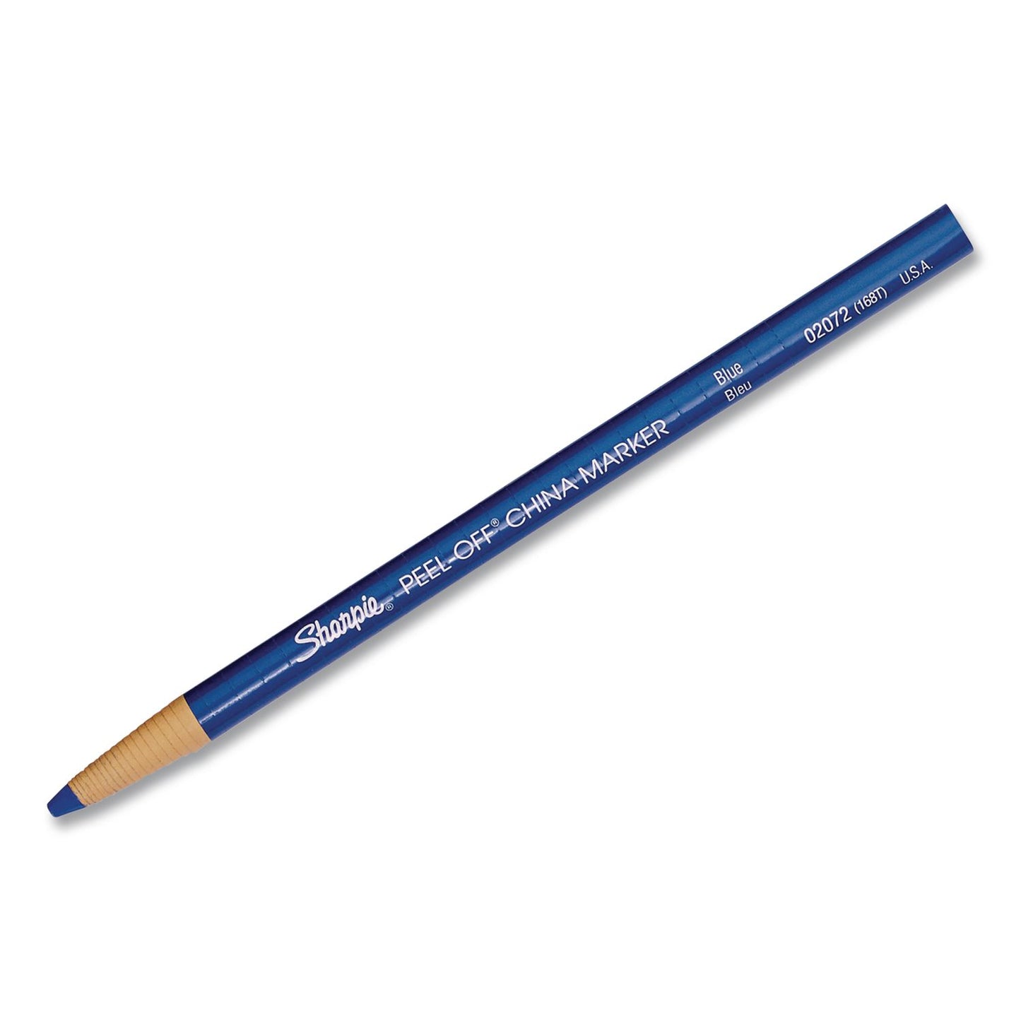 Sharpie® Peel-Off China Markers, Blue, Dozen (SAN1764000)