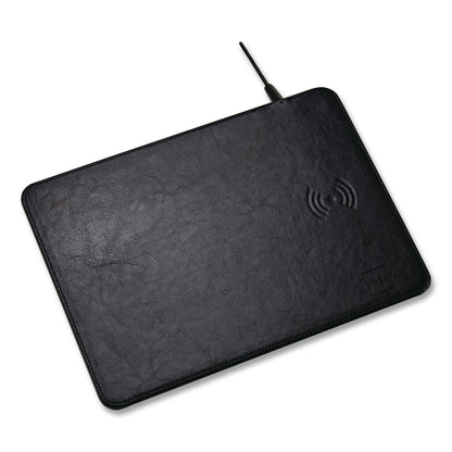 Vivitar® DeskTek TapCharge Mousepad, Qi Wireless Charging, Black (SKXTEK8047)
