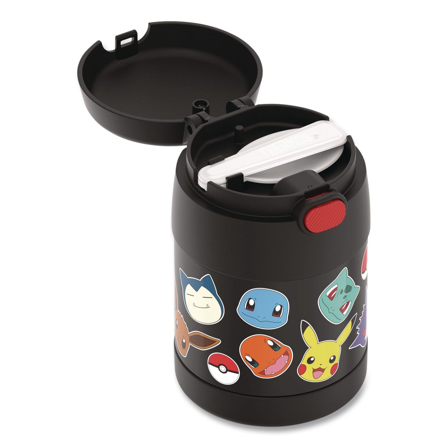 Thermos® FUNtainer Pokemon Two-Compartment Food Jar, 10 oz, Black/Multicolor (THZF3103PM6M)