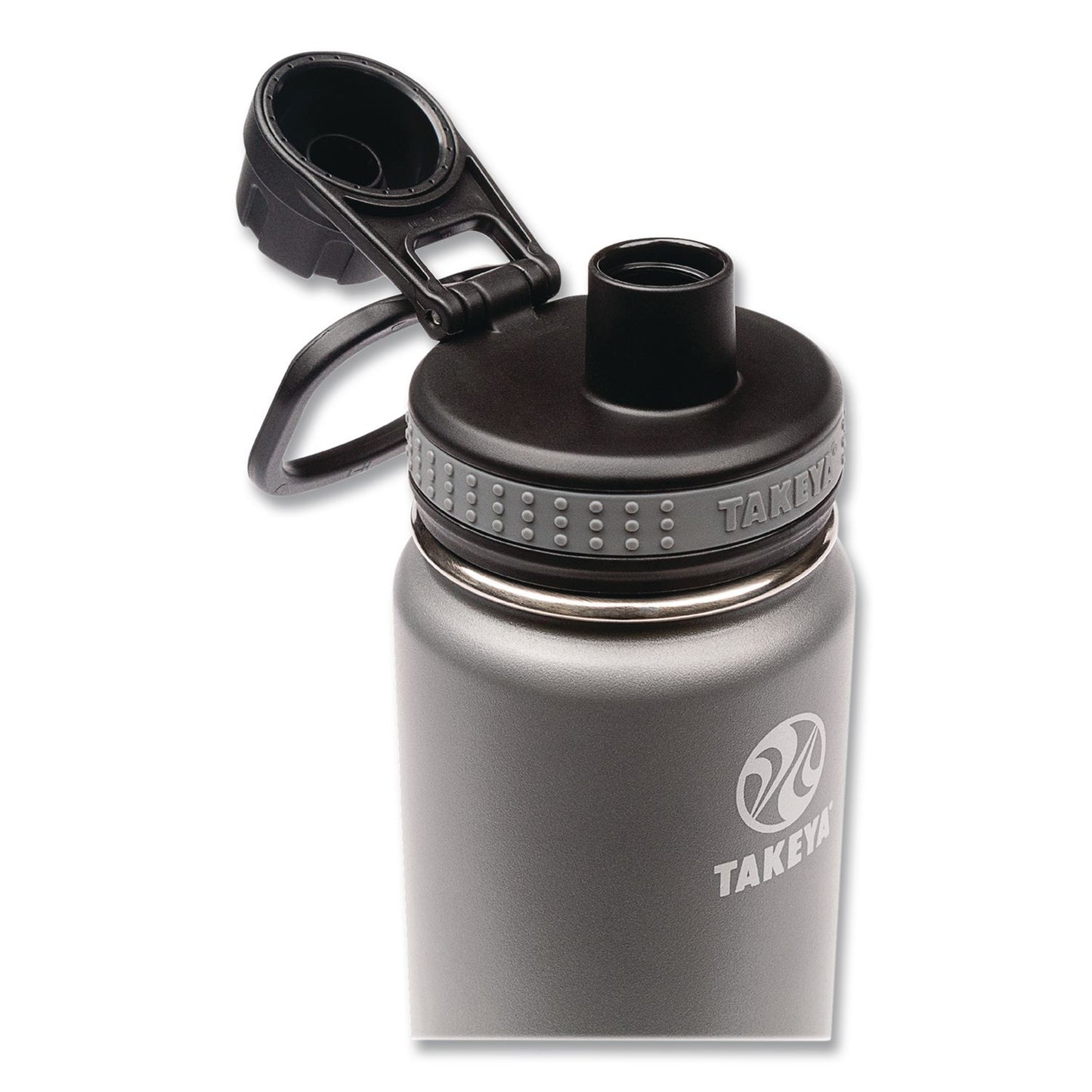 TAKEYA® Originals Stainless Steel Vacuum Insulated Water Bottle, 24 oz, Graphite (TKY50045)