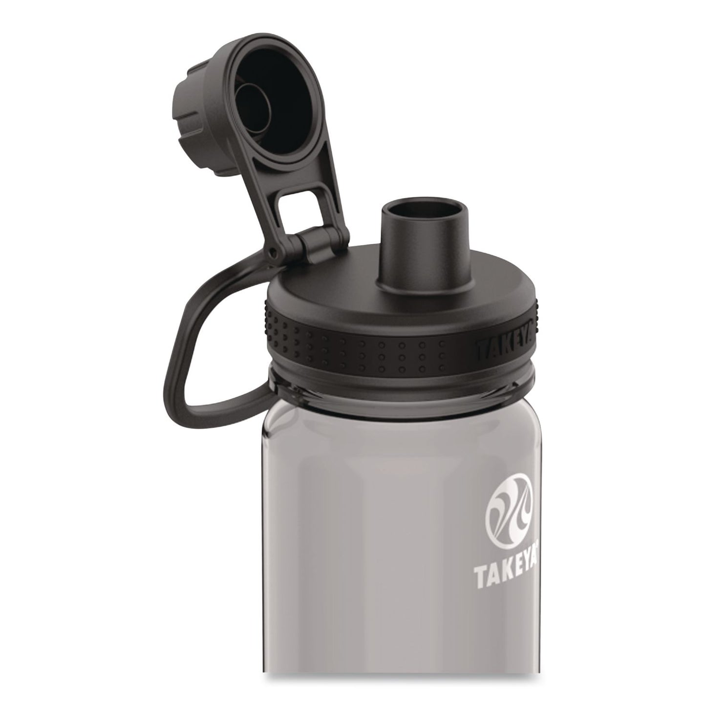 TAKEYA® Tritan Plastic Water Bottle, 24 oz, Stormy Black (TKY50404)