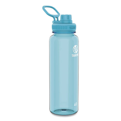 TAKEYA® Tritan Plastic Water Bottle, 40 oz, Breezy Blue (TKY50409)