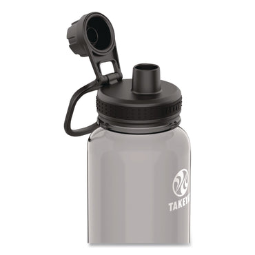 TAKEYA® Tritan Plastic Water Bottle, 40 oz, Stormy Black (TKY50412)