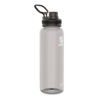 TAKEYA® Tritan Plastic Water Bottle, 40 oz, Stormy Black (TKY50412)