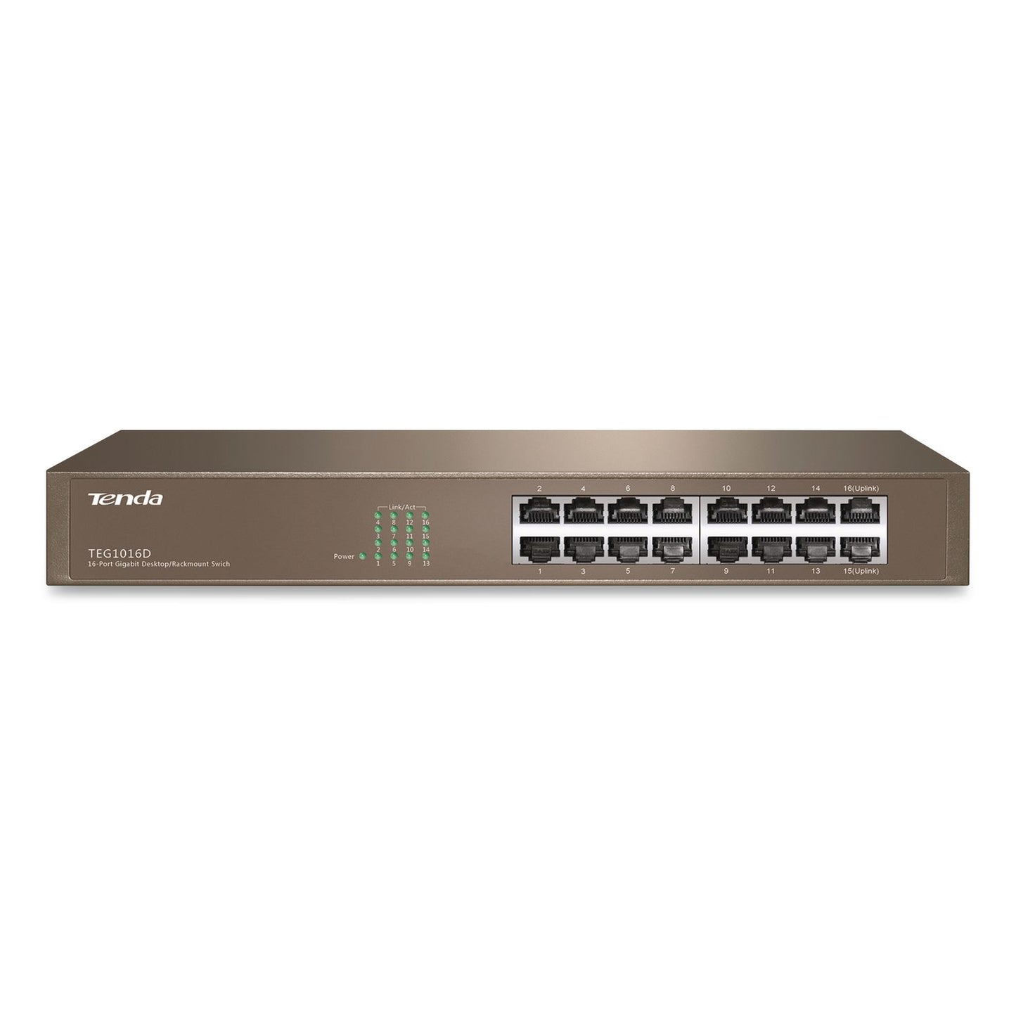 Tenda TEG1016D 10/100/1000Mbps Ethernet Unmanaged Switch, 16 Ports (TNDTEG1016D)