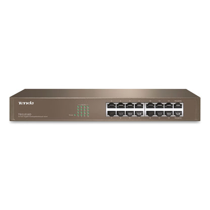 Tenda TEG1016D 10/100/1000Mbps Ethernet Unmanaged Switch, 16 Ports (TNDTEG1016D)