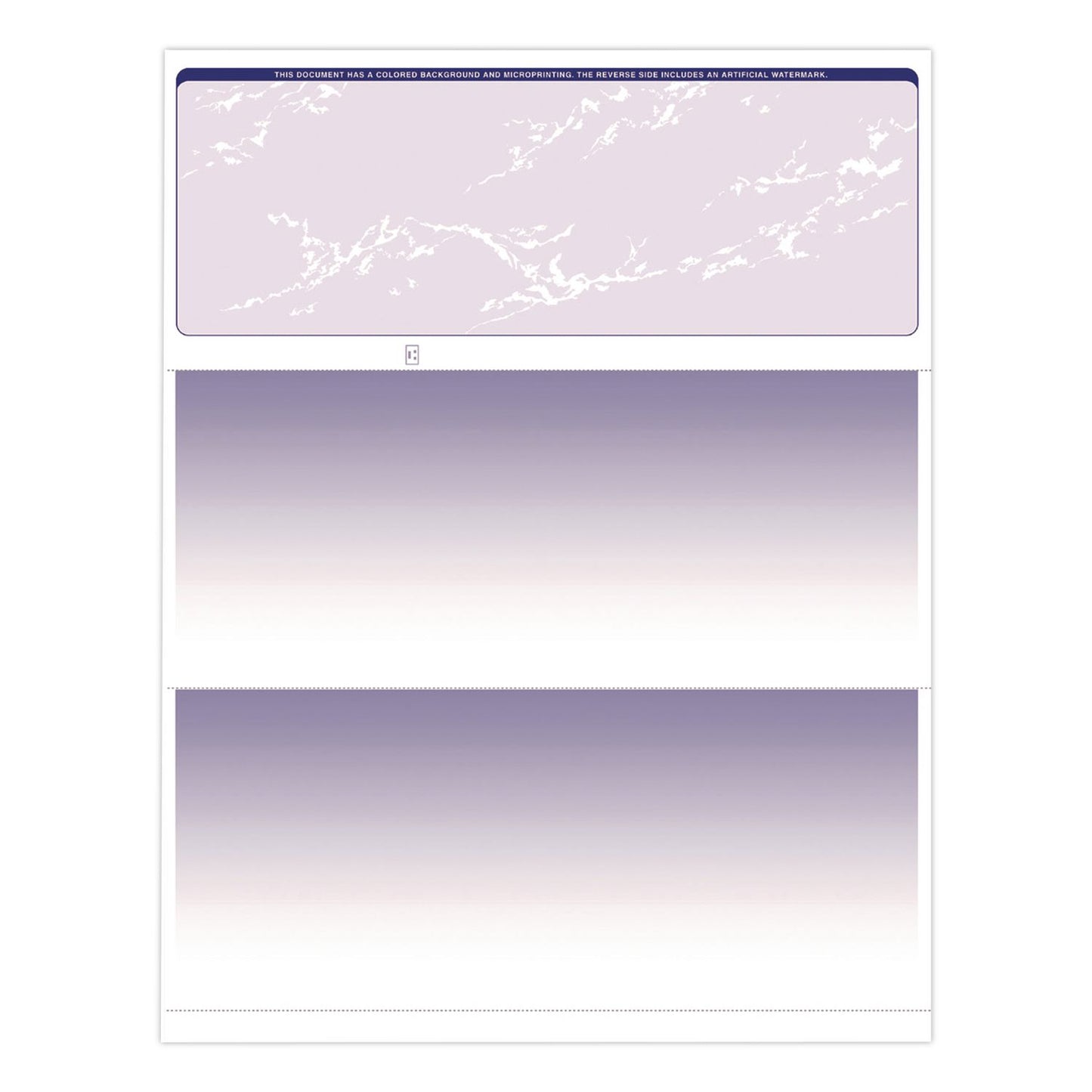 VersaCheck® Custom Business Checks, Prestige Pattern, 8.5 x 11, Blue, 250 Sheets (VRAGLO921800F00)