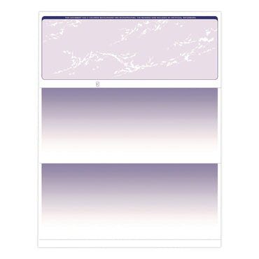 VersaCheck® Custom Business Checks, Prestige Pattern, 8.5 x 11, Blue, 250 Sheets (VRAGLO921800F00)