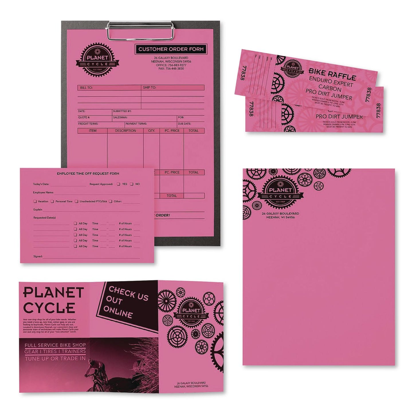 Astrobrights® Color Paper, 24 lb Bond Weight, 8.5 x 11, Pulsar Pink, 500 Sheets/Ream, 10 Reams/Carton (WAU21031CT)