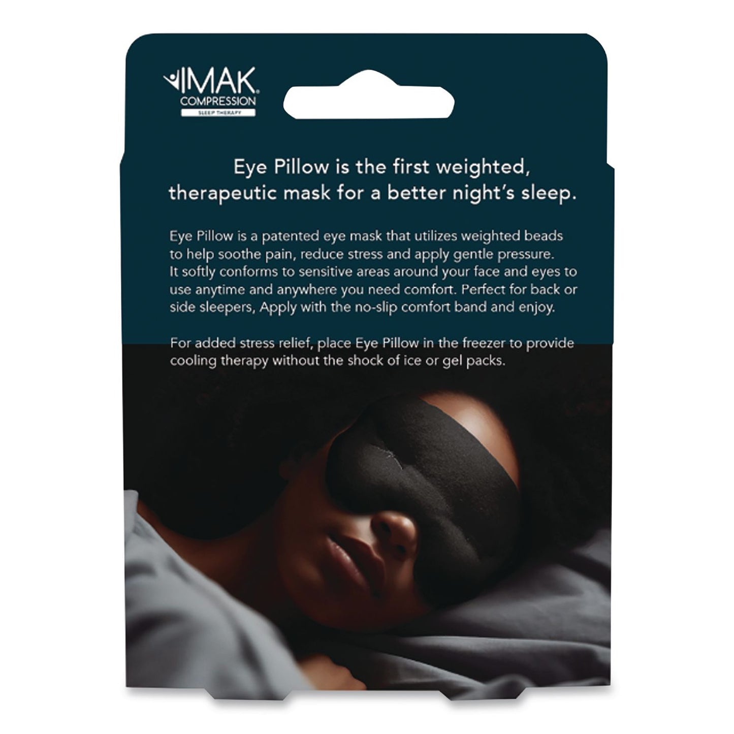 IMAK® Compression Compression Pain Relief Eye Mask, One Size Fits Most, Gray (IMAA30131)