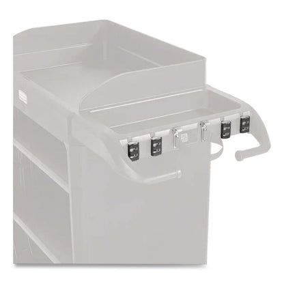 Rubbermaid® Commercial QuickClips, for Rubbermaid Commercial FG618900BLA/2202581, Resin, Black, 6/Carton (RCP2202589)