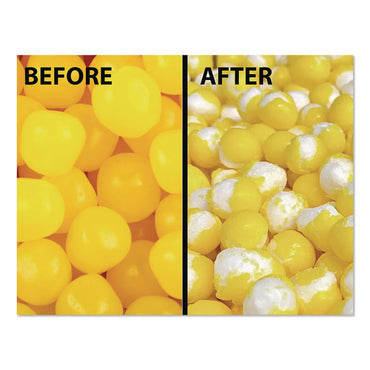 Office Snax® Freeze Dried Candy, Lemon Bursts, 1.12 lb Bag, 12/Carton (OFX00644)