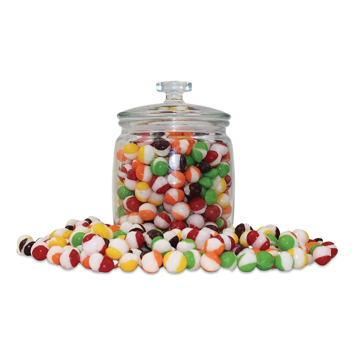 Office Snax® Freeze Dried Candy, Rainbow Rocks, Assorted Fruit, 1.87 lb Bag, 12/Carton (OFX00645)